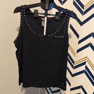 Harley-Davidson Black Studded Tank Top